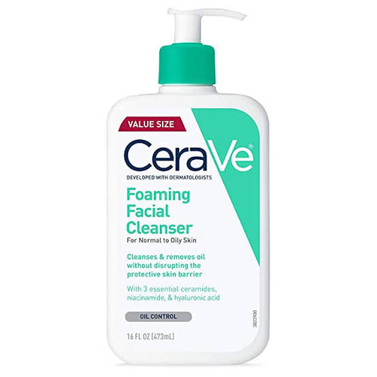 Cerave- Foaming Facial Cleanser