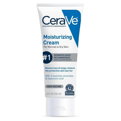 Cerave- Moisturizing cream for normal to dry skin