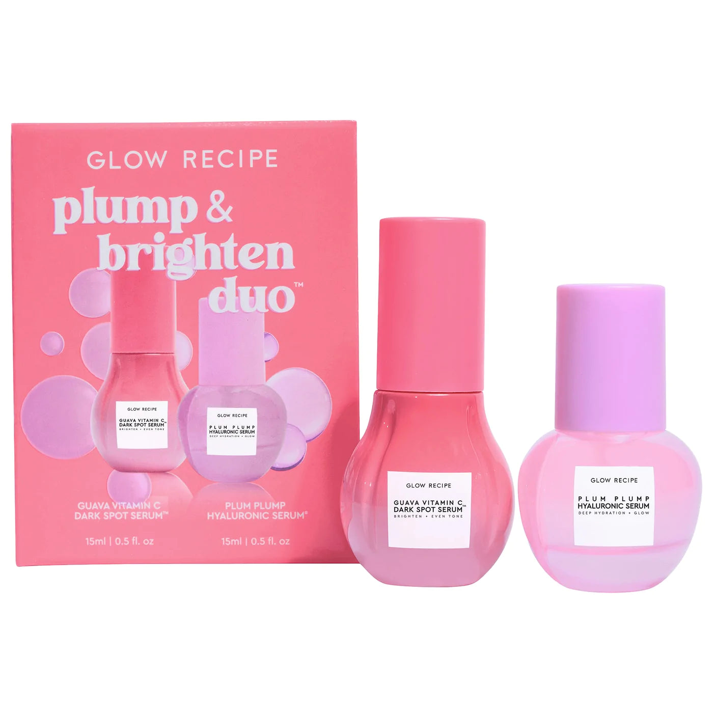 Glow recipe - Plump &brighten  duo ♥️